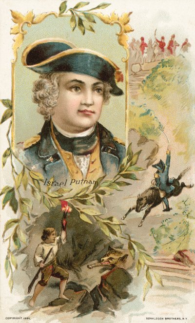 Israel Putnam, American General of the American Revolutionary War by American School
